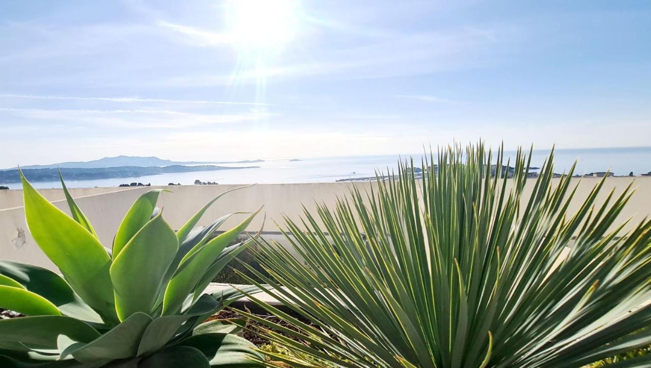 Vue Mer Panoramique - Grande Terrasse Et Piscine Bandol Buitenkant foto